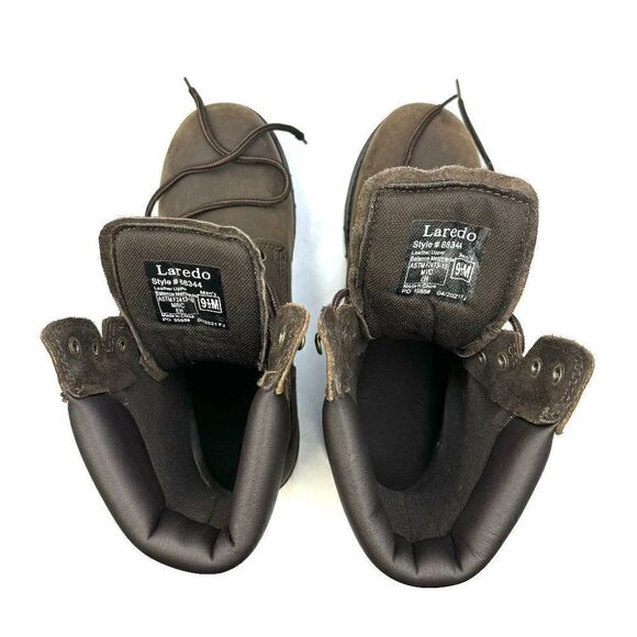 Laredo Chain-Steel Toe Safety Work Boots - Picture 4 of 14